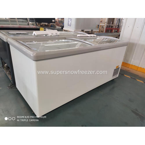 convenience store European large volume deep chest freezer